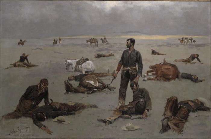 Frederick Remington What an Unbranded Cow Has Cost China oil painting art